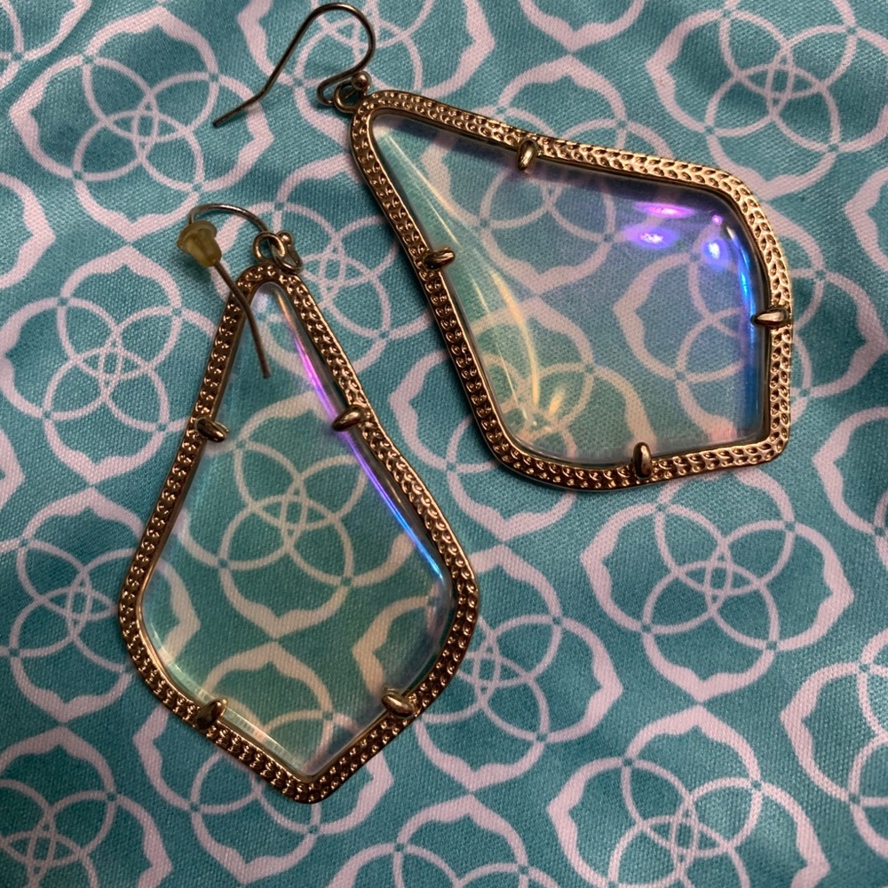 Kendra Scott clear iridescent Alexandra’s
